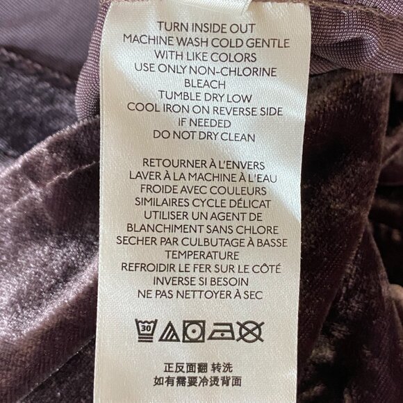 We The Free Summer Dream Velvet Whimsigoth Shirt Sz XS Brown Button Oversized - Picture 16 of 16